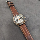 Geckota Chronotimer Chronograph Watch Racing Panda Dial - NEARLY NEW