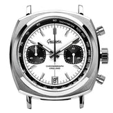 Geckota Chronotimer Racing Chronograph Watch White Dial Classic Panda VS-369-2 - NEARLY NEW