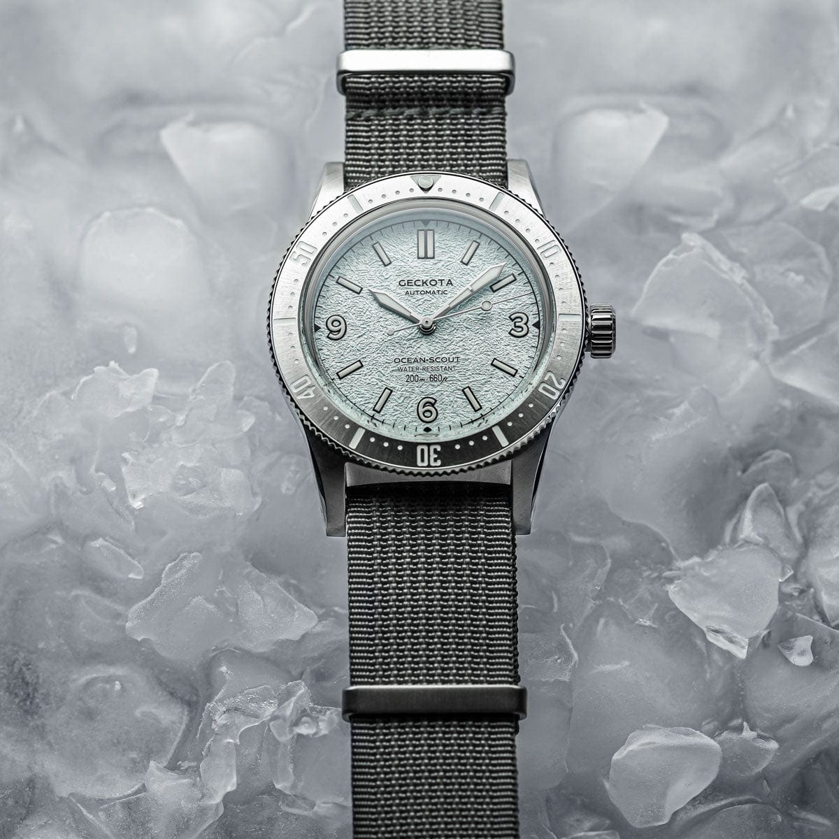 Ocean-Scout Dive Watch - Frost