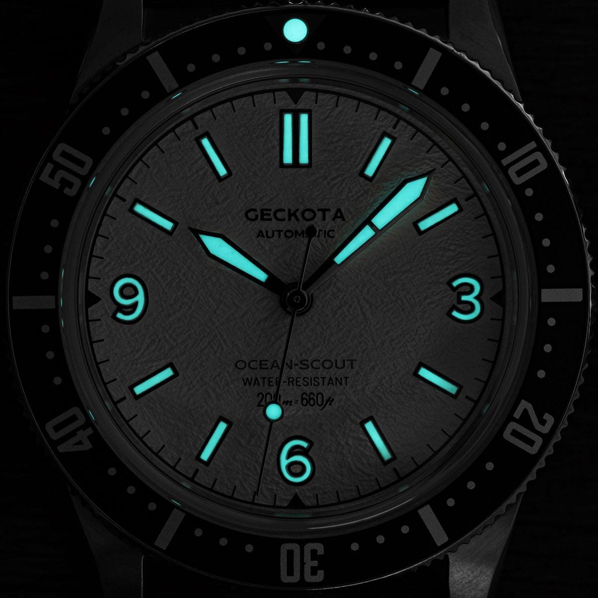 Ocean-Scout Dive Watch - Ice White