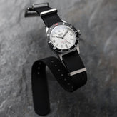 Geckota Ocean-Scout Dive Watch - Ice White - Berwick Stainless Steel Strap