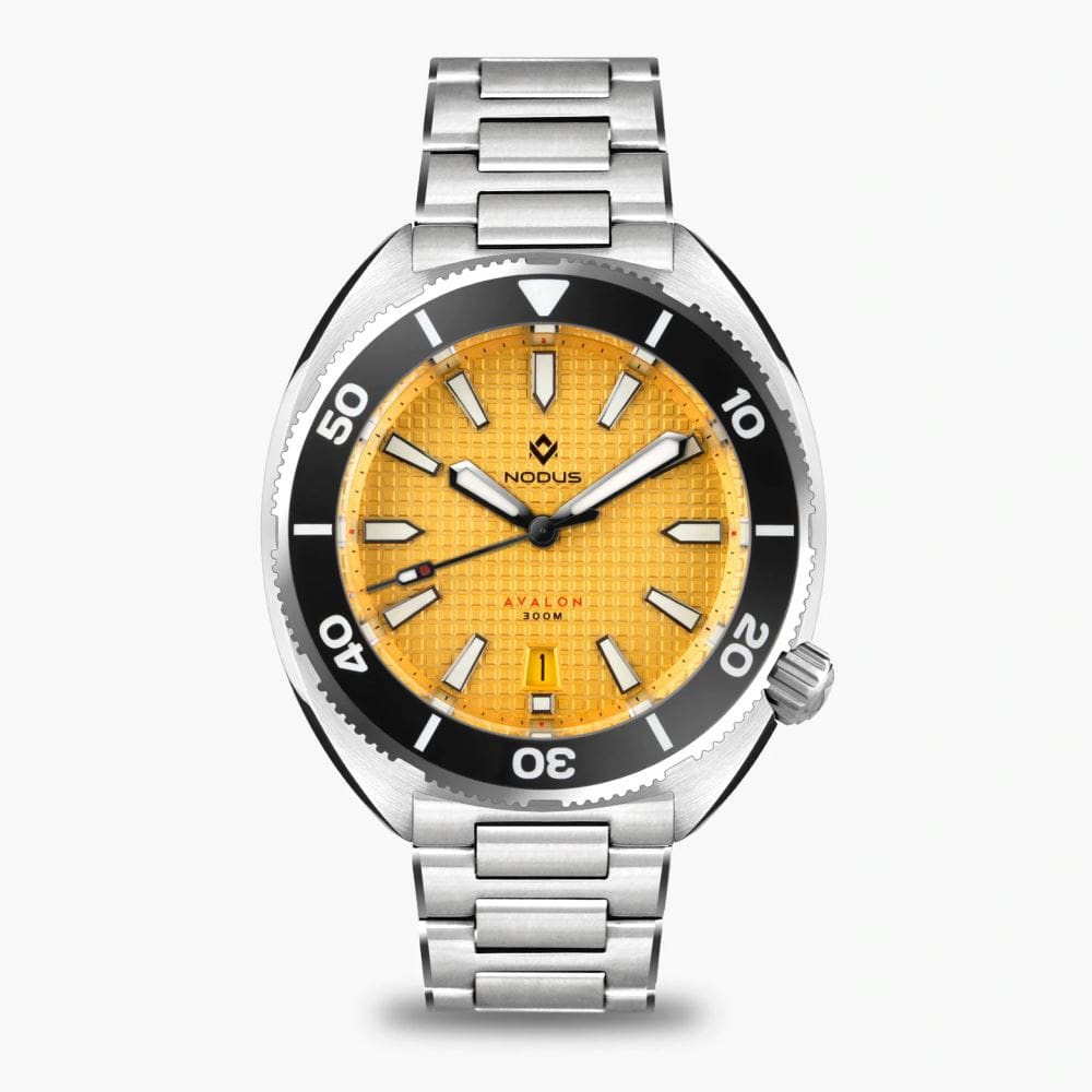 Nodus Avalon II Automatic Dive Watch - Coral Yellow - NEARLY NEW