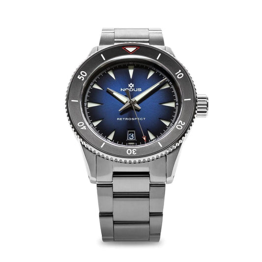 Nodus Retrospect III Automatic Dive Watch - Nebula Blue - LIKE NEW
