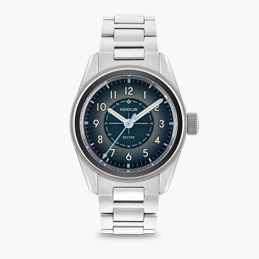 Nodus Sector Field Automatic Watch - Marina Blue - No Date - Nearly New