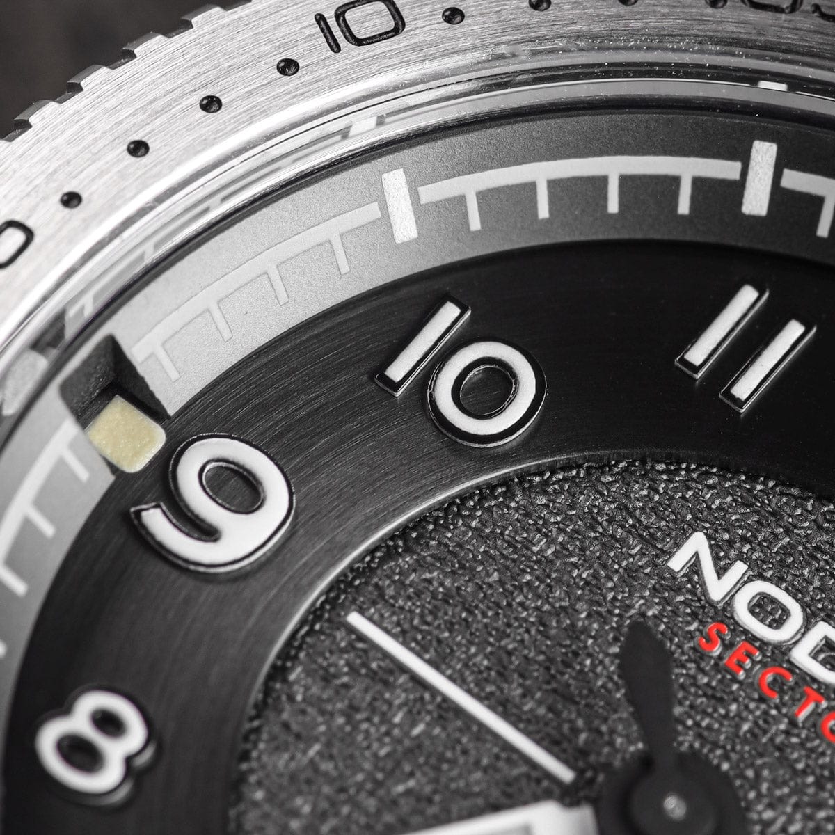 Nodus Sector Pilot Automatic Watch - Corsair Grey - Stainless Steel Bezel - NEARLY NEW