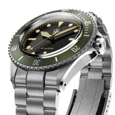 NTH Barracuda Vintage Green With Date - 3 Link Bracelet