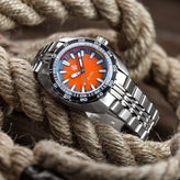 NTH DevilRay Automatic Dive Watch No Date - Orange - NEARLY NEW