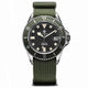 NTH Näcken Dive Watch - Reef Green - Ridge Nylon - WatchGecko Exclusive