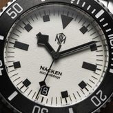 NTH Näcken Dive Watch - Vintage White Full Lume Dial - No Date - NEARLY NEW