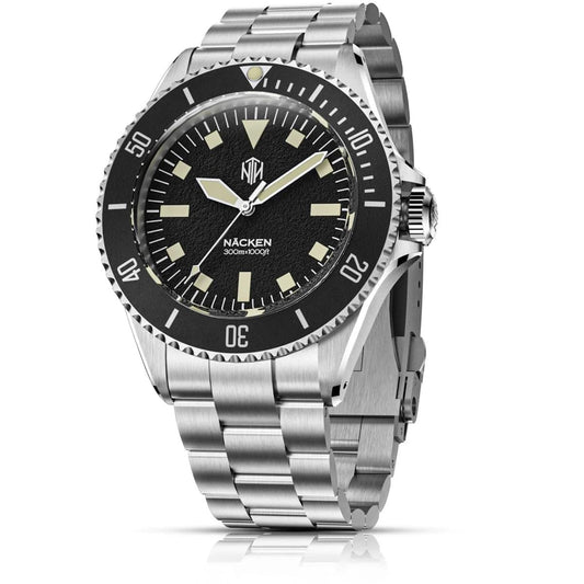NTH Näcken Vintage Black No Date - 3 Link Bracelet
