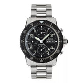 Sinn 103 St Pilot Chronograph Automatic Watch - Black Dial - Solid Bracelet - NEARLY NEW