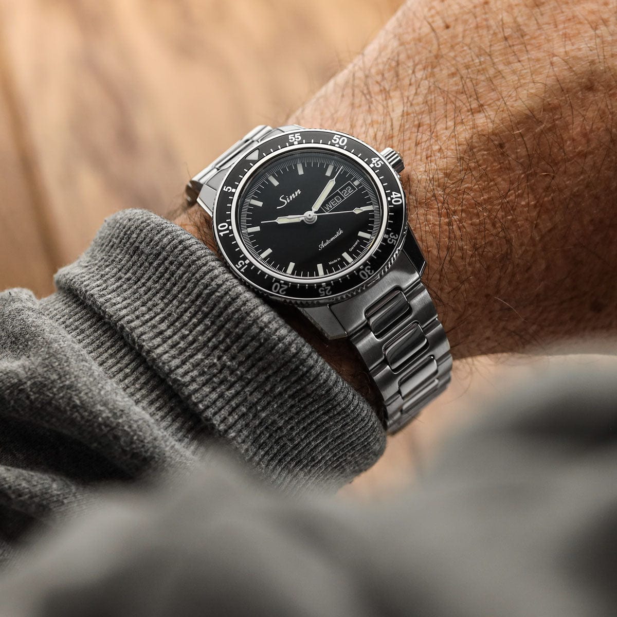 Sinn 104 St Sa I Automatic Sports Watch Black Dial Solid