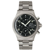 Sinn 356 Sa Pilot Watch Automatic Chronograph - Black Dial - Solid Bracelet