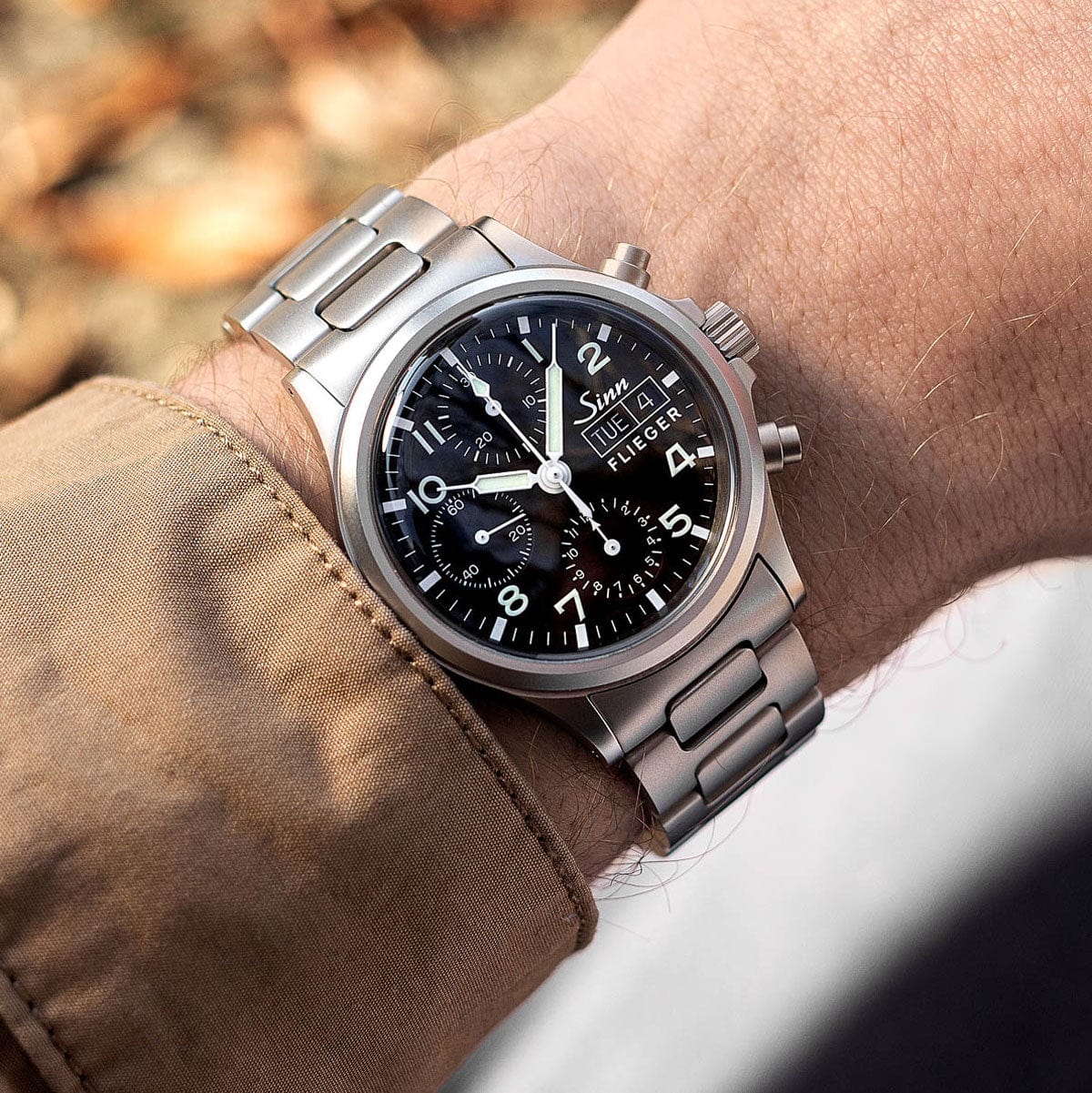 Sinn 356 Sa Pilot Watch Automatic Chronograph Black Dial Solid Bra sinn-356-sa-pilot-watch-automatic-chronograph-black-dial-solid-bra