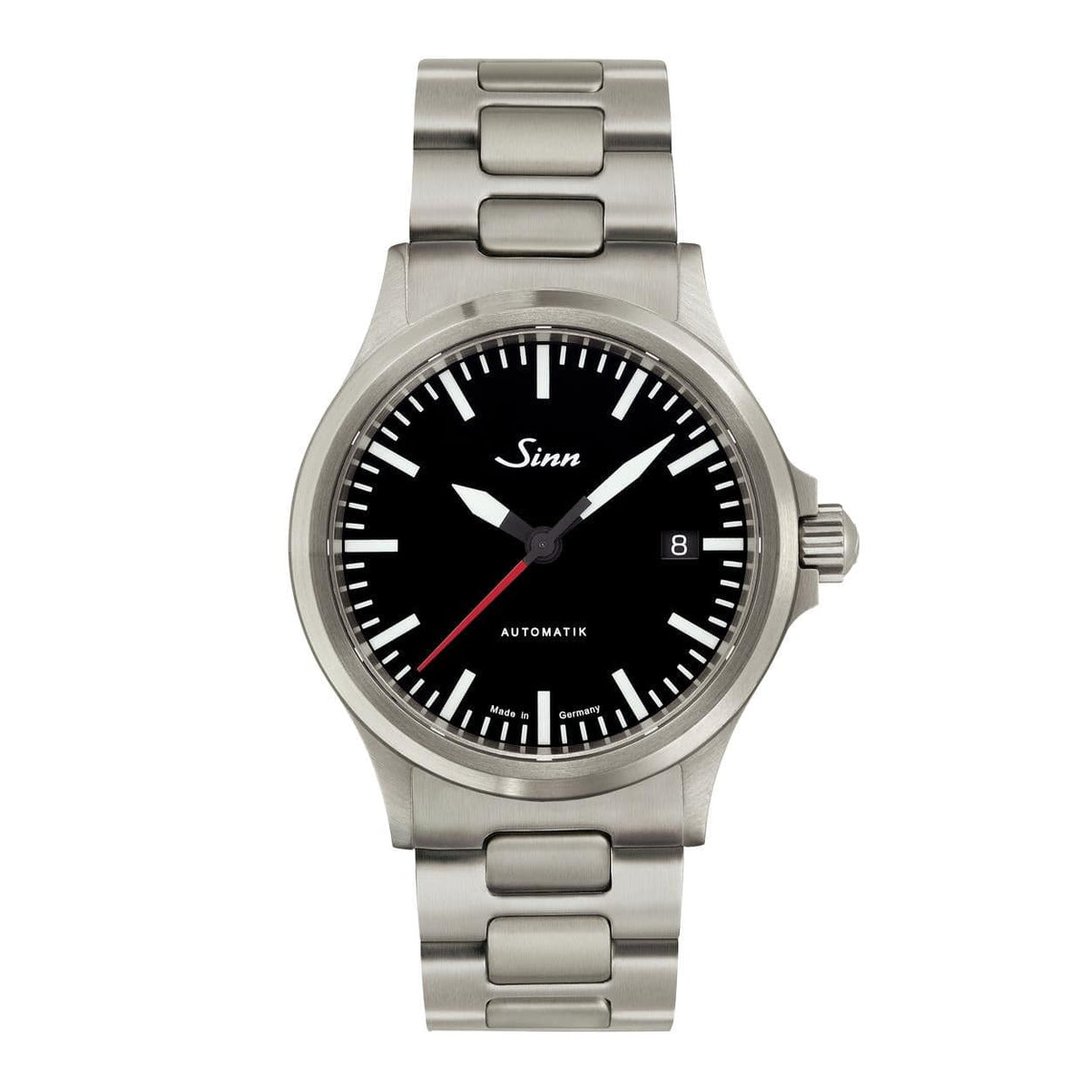 Sinn 556 I RS Automatic Sports Watch - Black Dial - Solid Bracelet