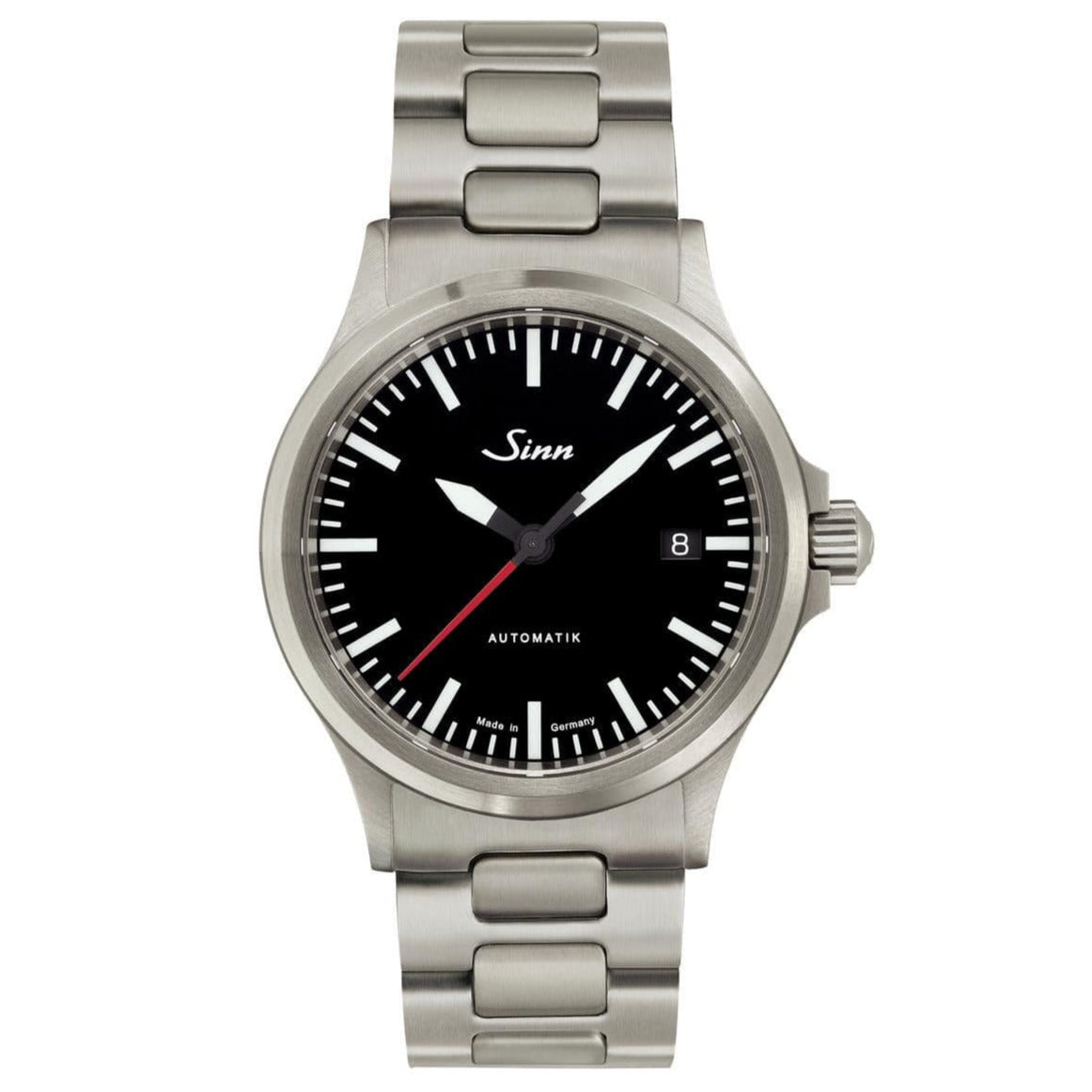 Sinn 556 I RS Automatic Sports Watch - Black Dial - Solid Bracelet