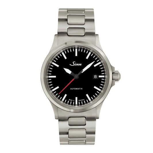 Sinn 556 I RS Automatic Sports Watch - Black Dial - Solid Bracelet