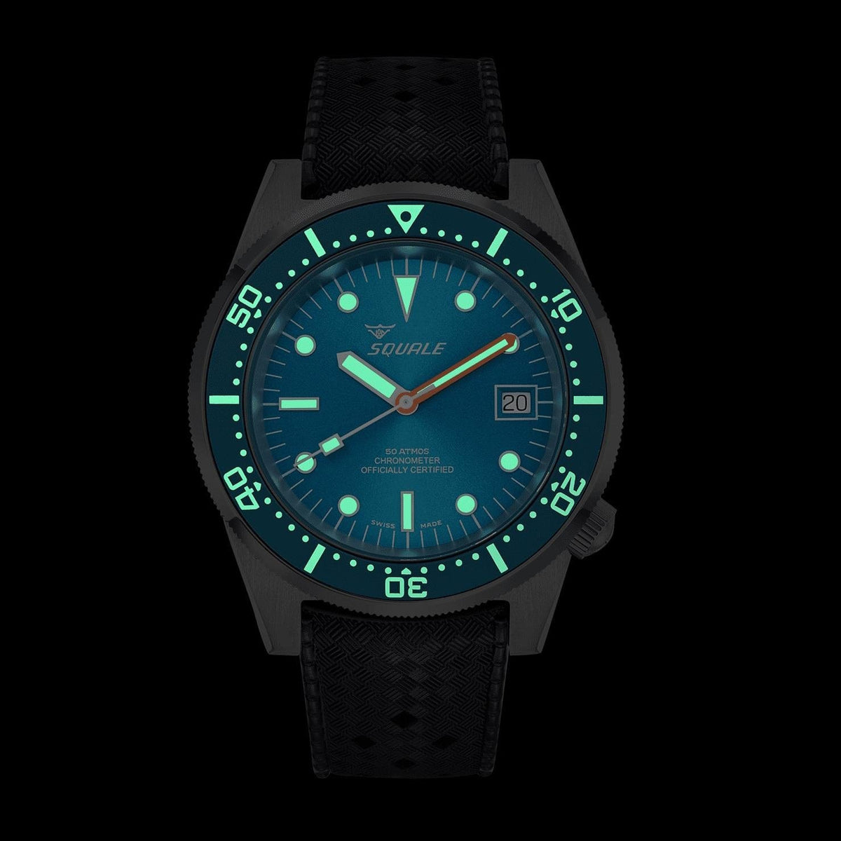 Squale 1521 COSC Divers Watch - Blue Dial 