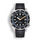 Squale 1521 Swiss Made COSC Diver's Watch - Black Dial - Rubber and Leather Straps