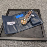 Squale Matic Swiss Diver's Watch - Leather Strap - Brown - NEARLY NEW