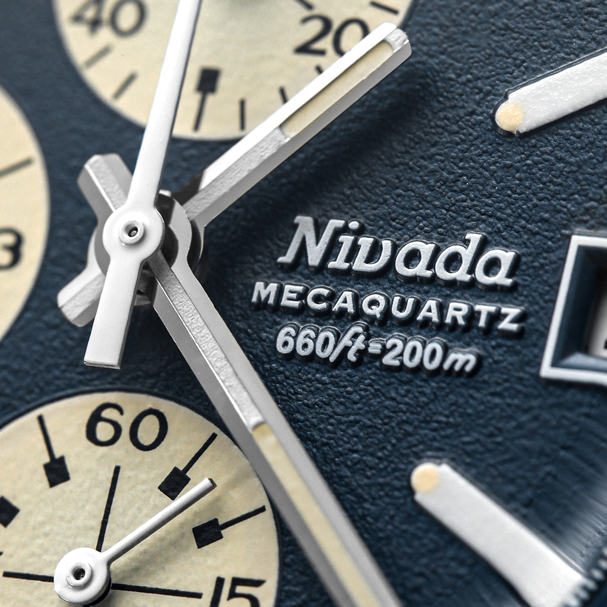 Nivada Grenchen x WatchGecko Autochron - Teal Dial