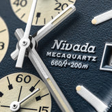 Nivada Grenchen x WatchGecko Autochron - Teal Dial