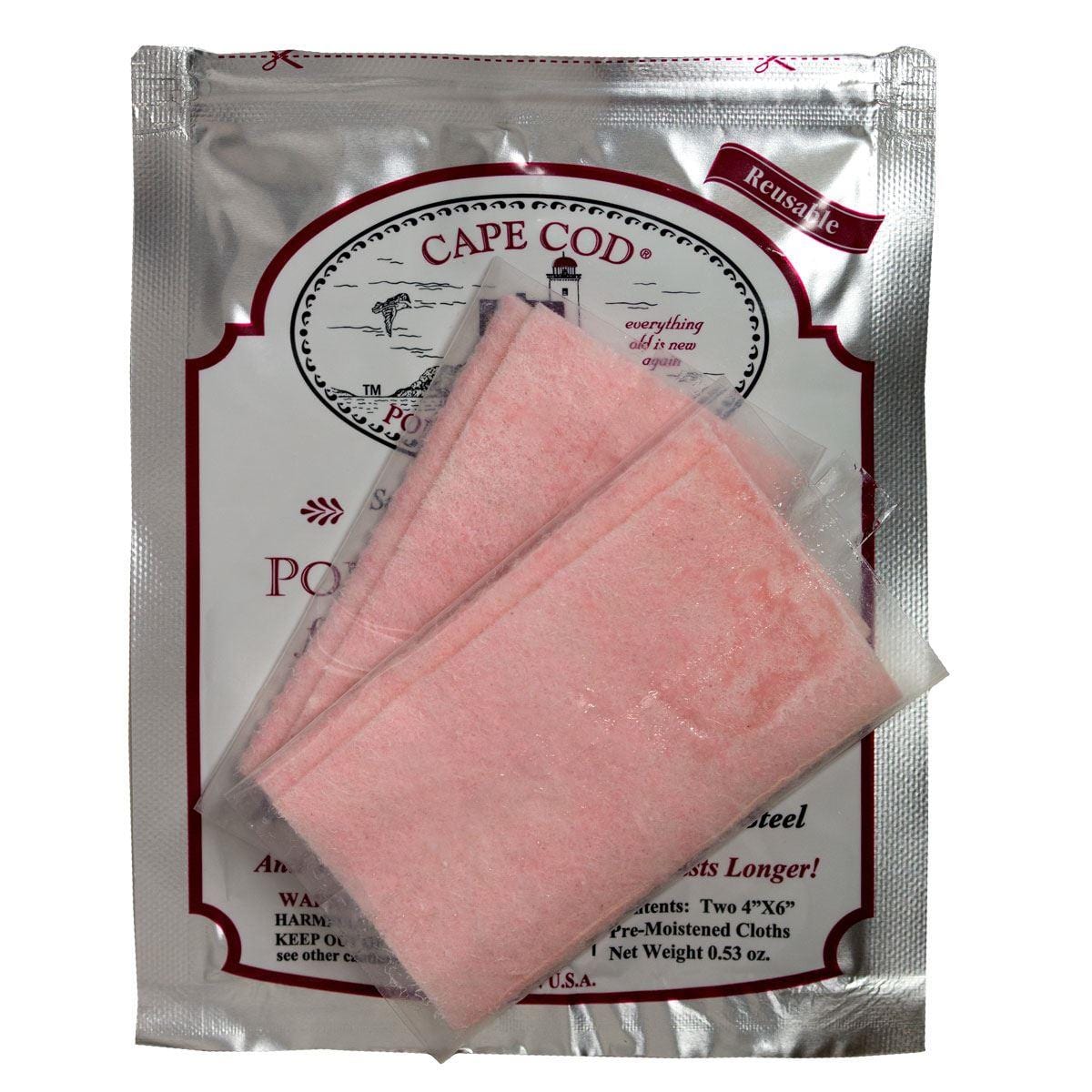 Cape Cod Metal Polishing Cloths - Pack of 2 polishing wipes - A&L