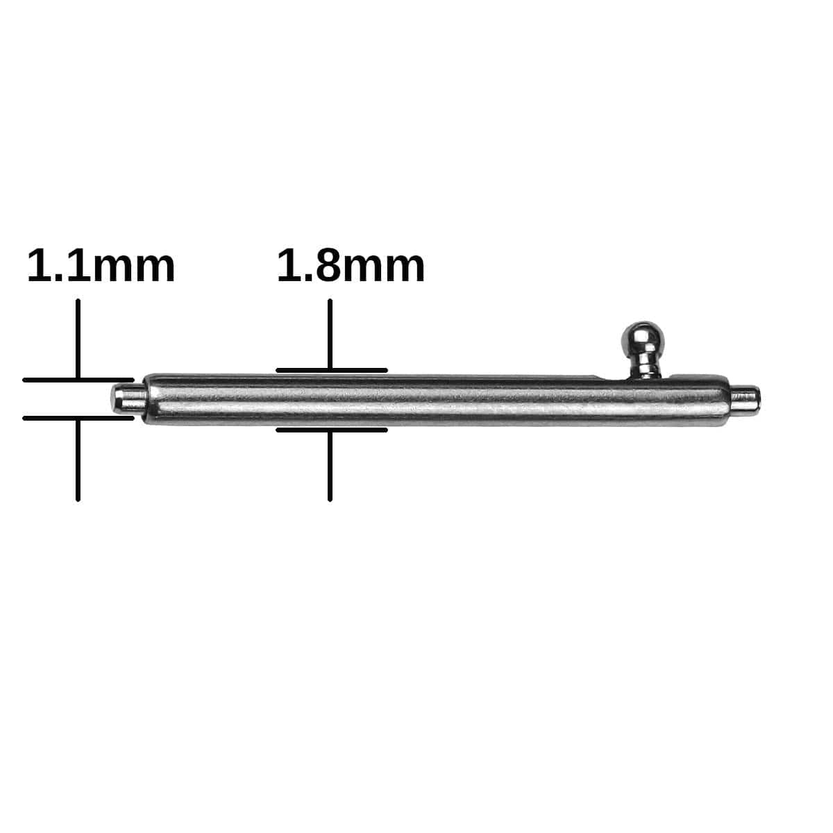 Quick Release Spring Based Quick Release Diver's Spring Bars with Thicker 1.1mm Tips