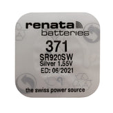 Renata 371 Battery for Ronda 715 watch movement