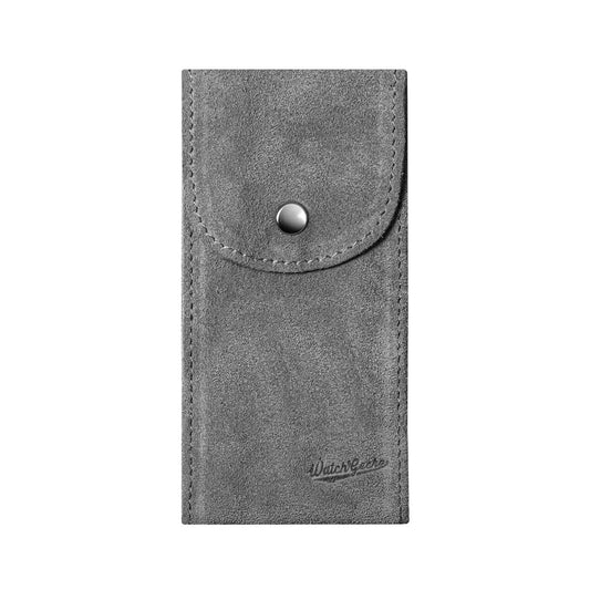 WatchGecko Genuine Suede Watch Pouch - Plume