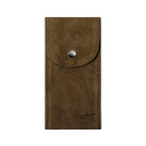 WatchGecko Genuine Suede Watch Pouch - Tobacco
