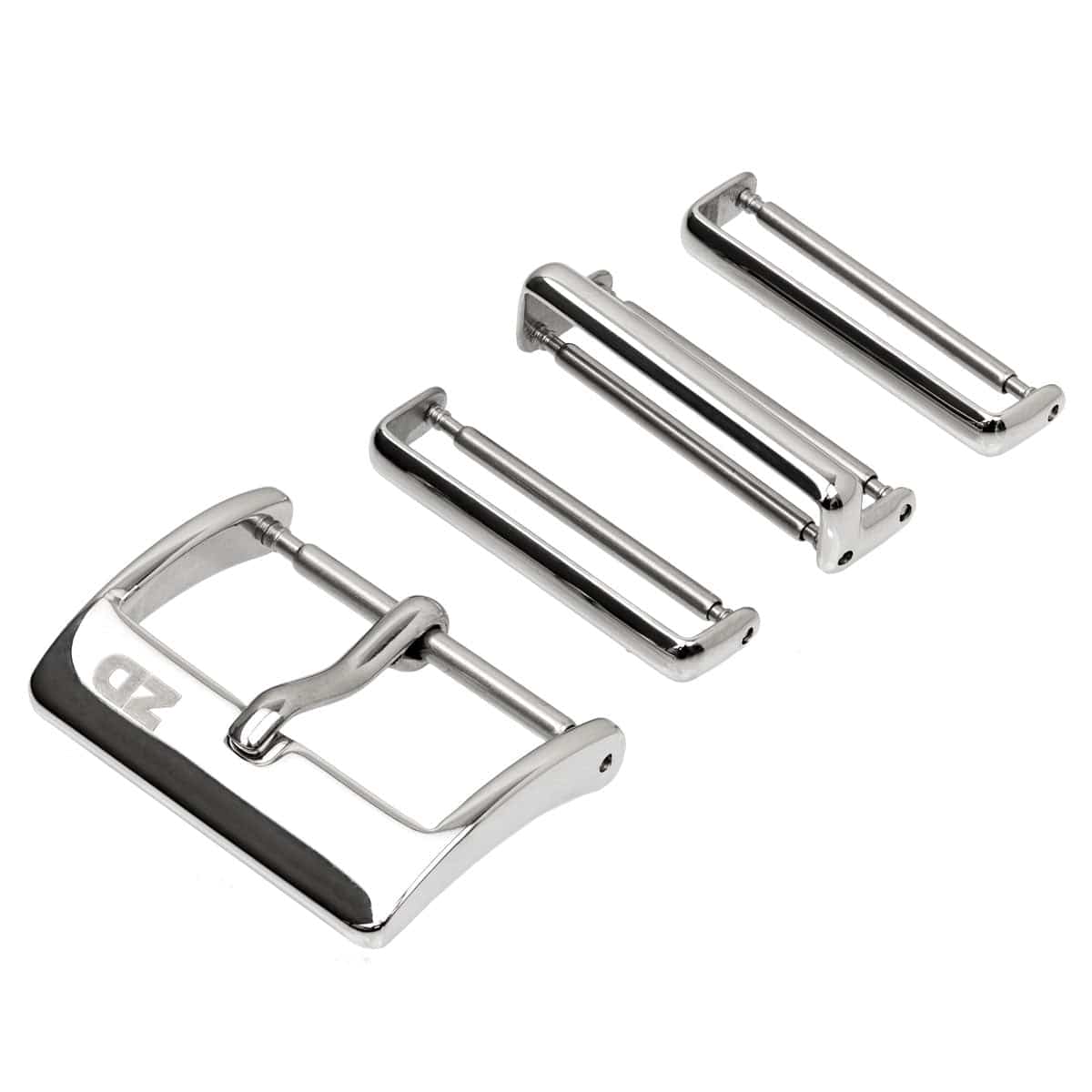 ZULUDIVER 328 Replacement Military Buckle Hardware - Polished