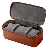 Geckota 3 Piece Leather Watch Case - Brown