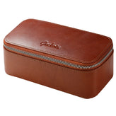 Geckota 3 Piece Leather Watch Case - Brown