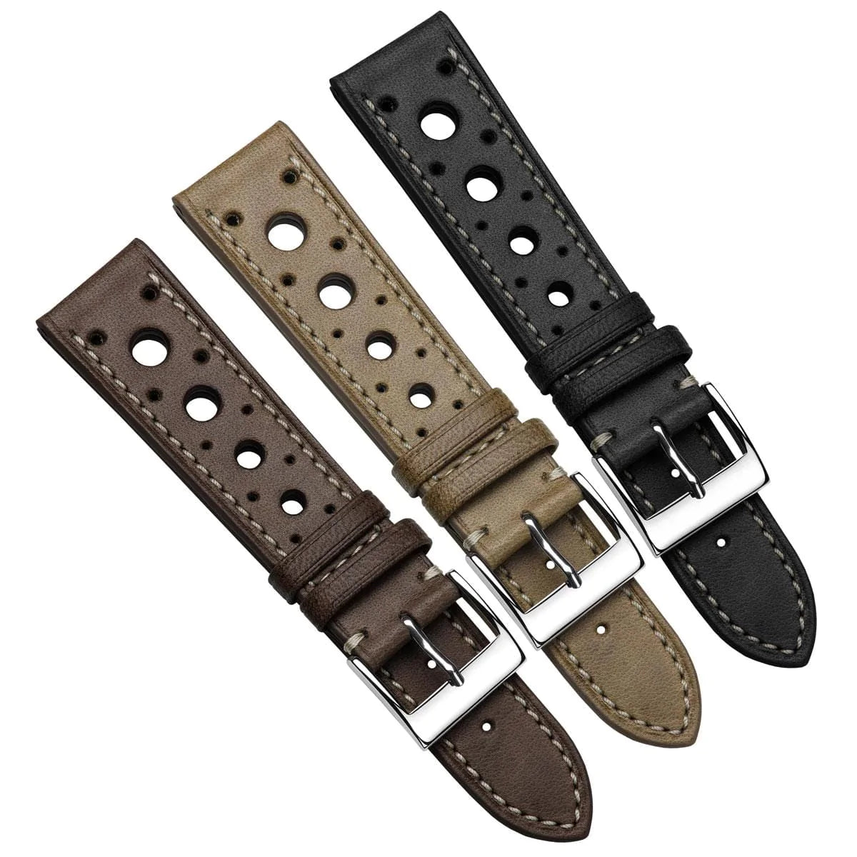 Boutsen Cavallo Racing Handmade Leather Watch Strap - Brown