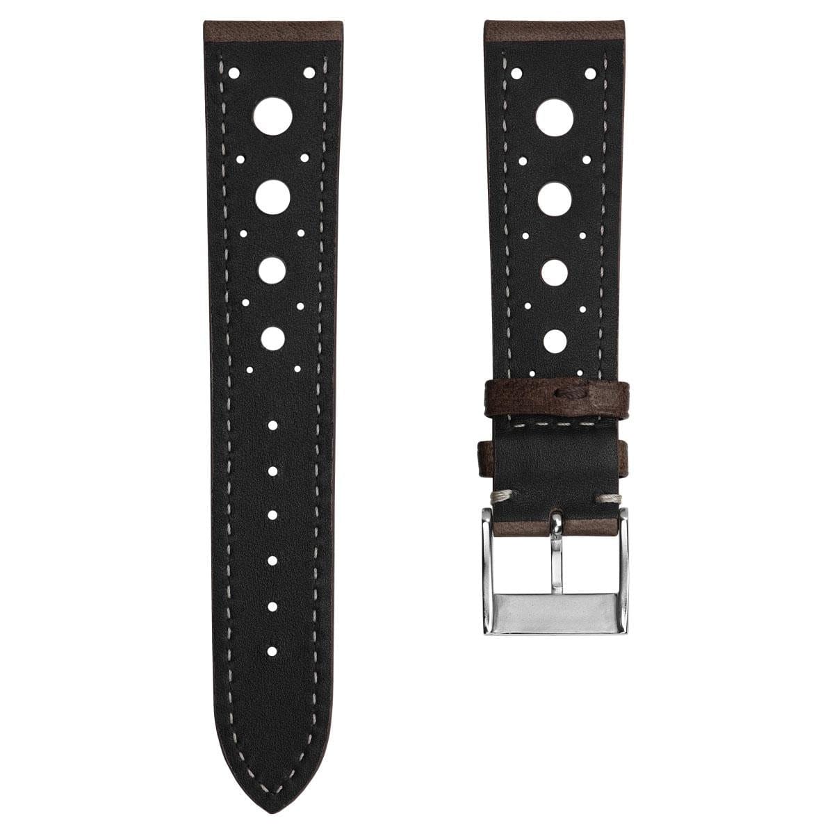 Boutsen Cavallo Racing Handmade Leather Watch Strap - Cacao