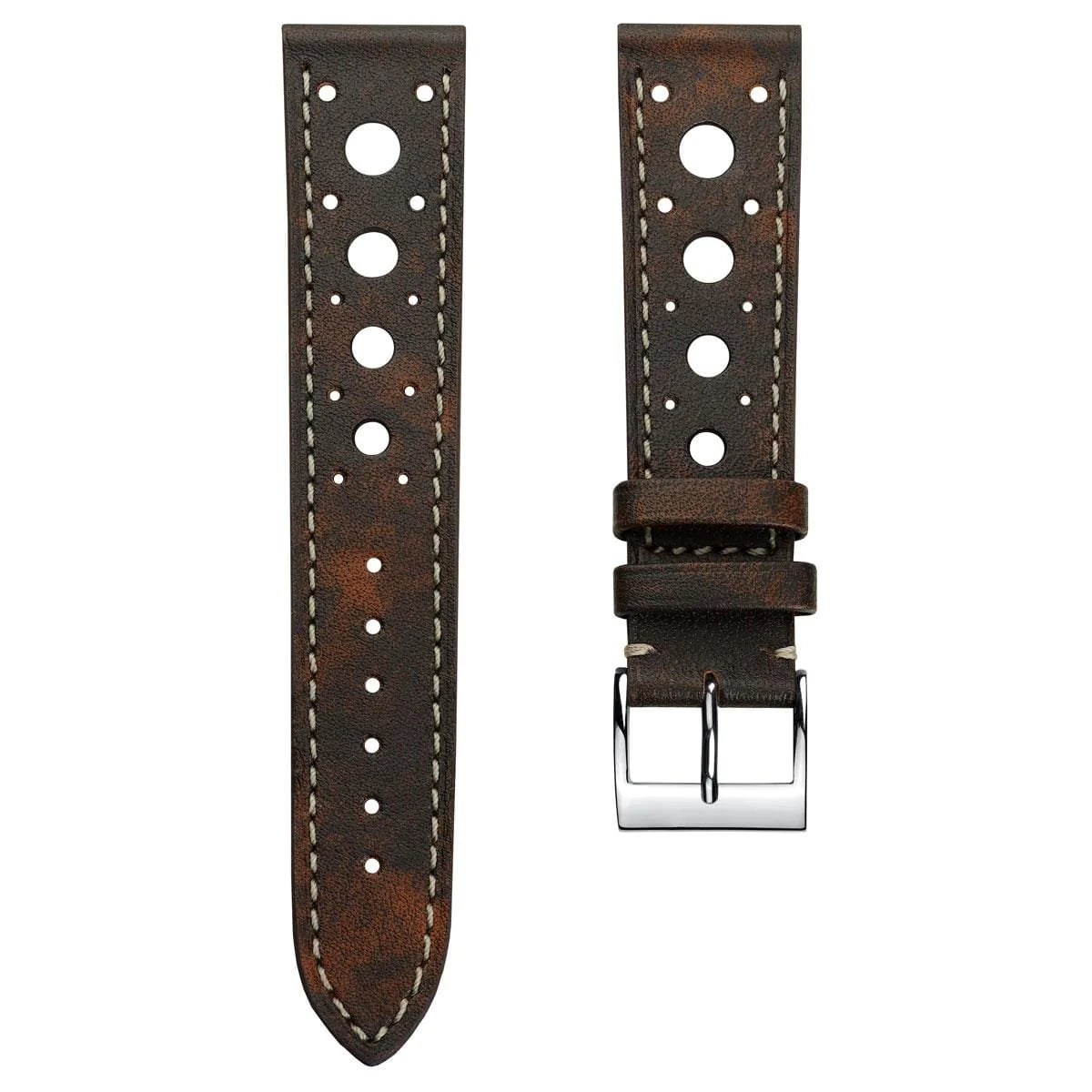 Boutsen Racing Handmade Leather Watch Strap - Fauve