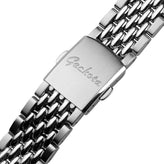 Old Stock Classic Beads of Rice Premium Watch Strap - Silver