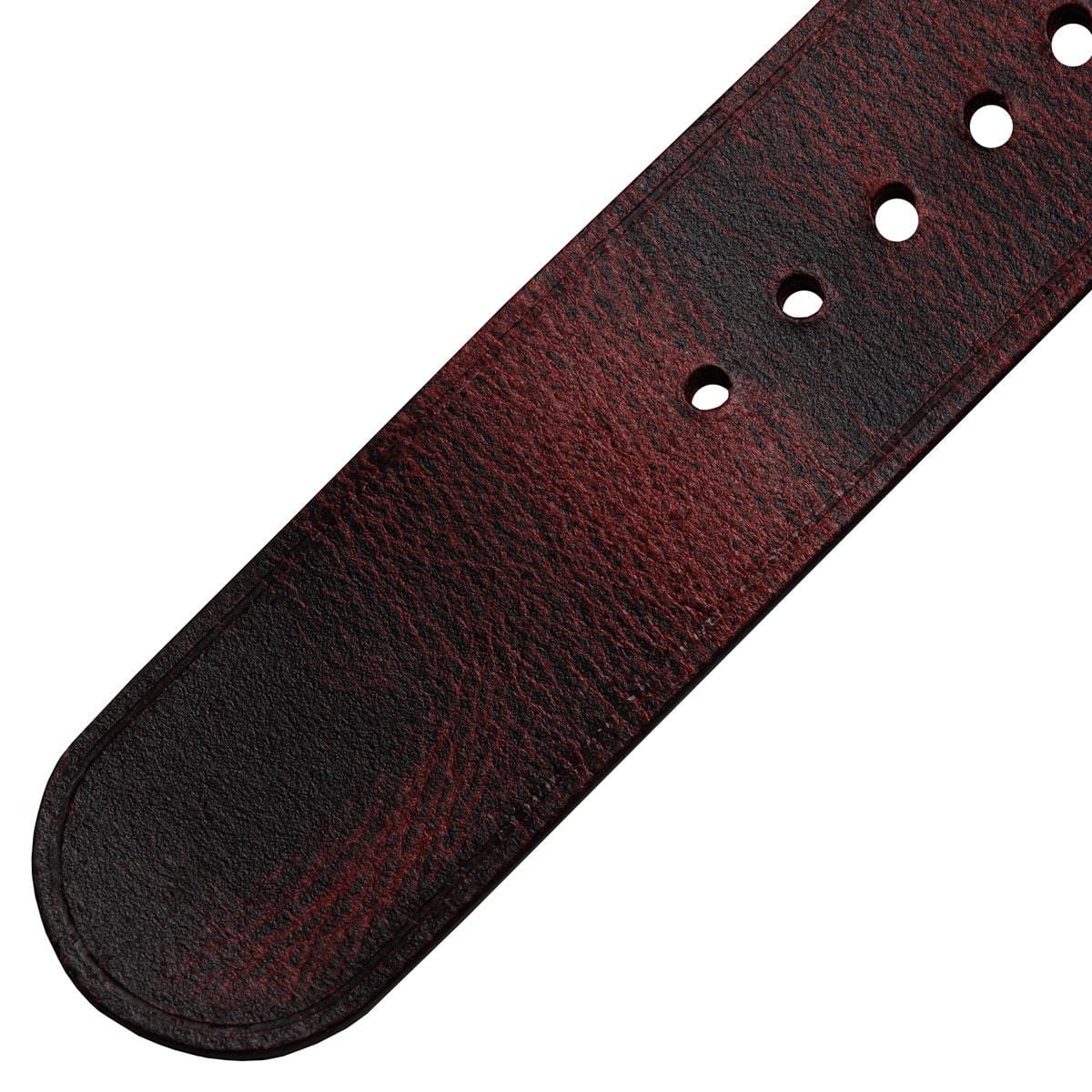 ZULUDIVER 1973 British Military Watch Strap: OXFORD - Vintage Red