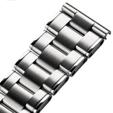 Diver's Vintage Rivet Berwick Stainless Steel Watch Strap - Brushed / Polished