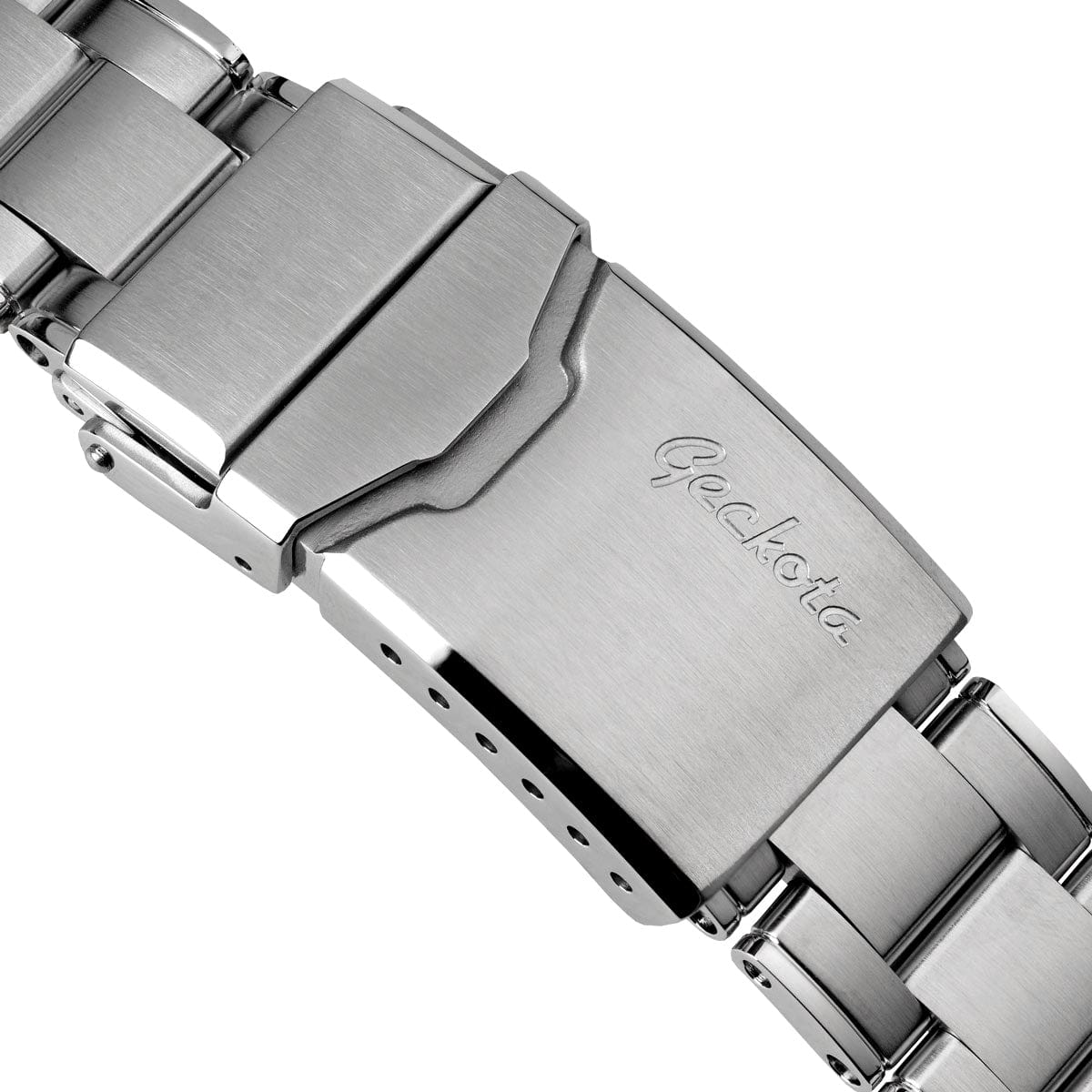 Diver's Vintage Rivet Berwick Stainless Steel Watch Strap - Brushed / Polished