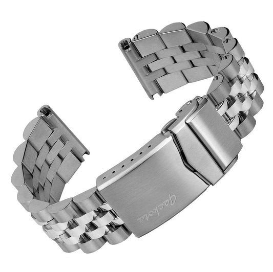 Diver's Warrington Stainless Steel Watch Strap - Brushed / Polished