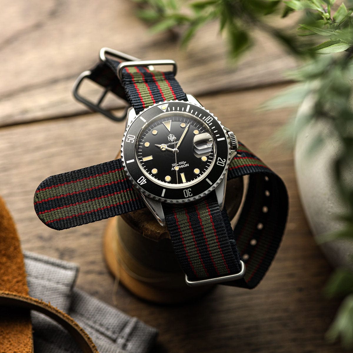 Genuine Vintage Bond Military Nylon Watch Strap by Geckota Satin