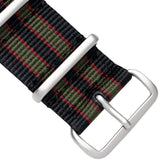 Genuine Vintage Bond Military Nylon Watch Strap by Geckota - Satin