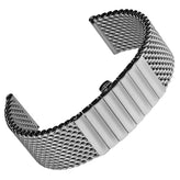 German Butterfly Mesh 316L Stainless Steel Watch Strap Polished
