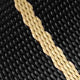 Henwick Single Pass Military Nylon Watch Strap - Black & Beige