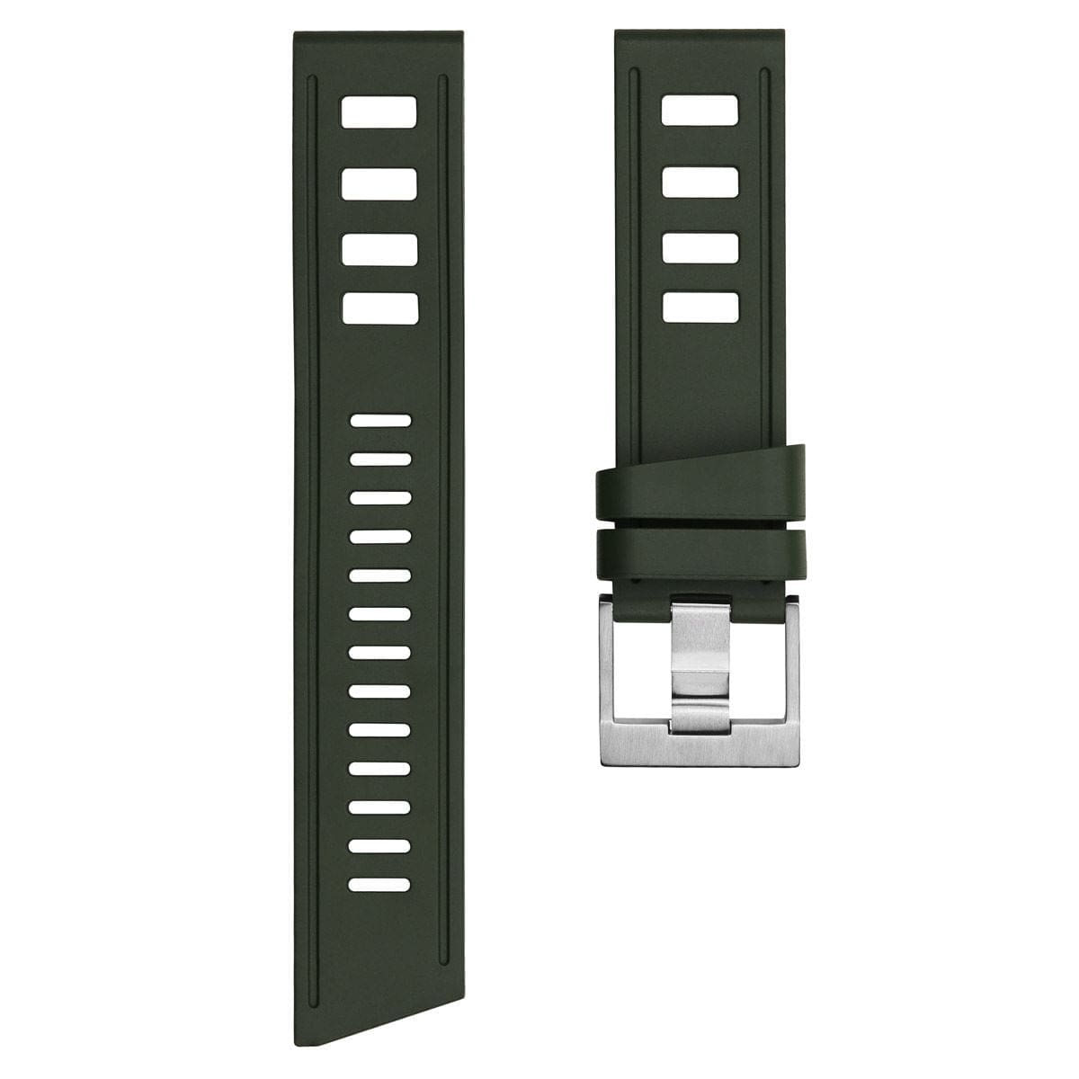 ISOfrane Rubber Strap with RS Buckle - Green