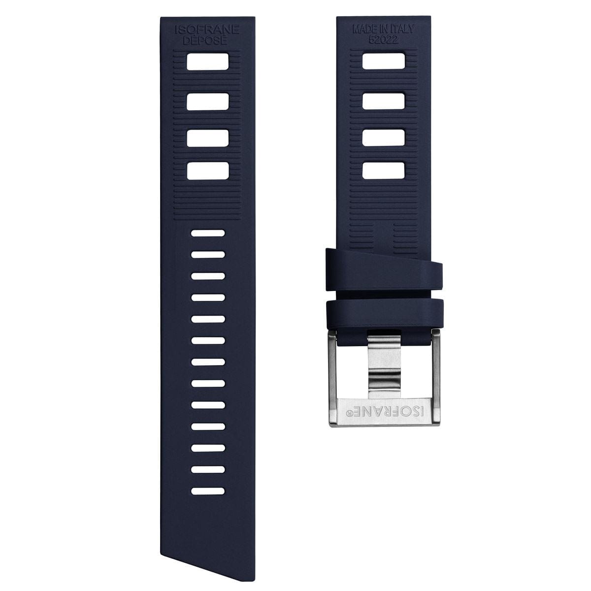 ISOfrane Rubber Strap with RS Buckle - Navy Blue