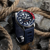 ISOfrane Rubber Strap with RS Buckle - Navy Blue