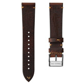 WatchGecko Lansdown Handmade Leather Watch Strap - Tabacco Brown